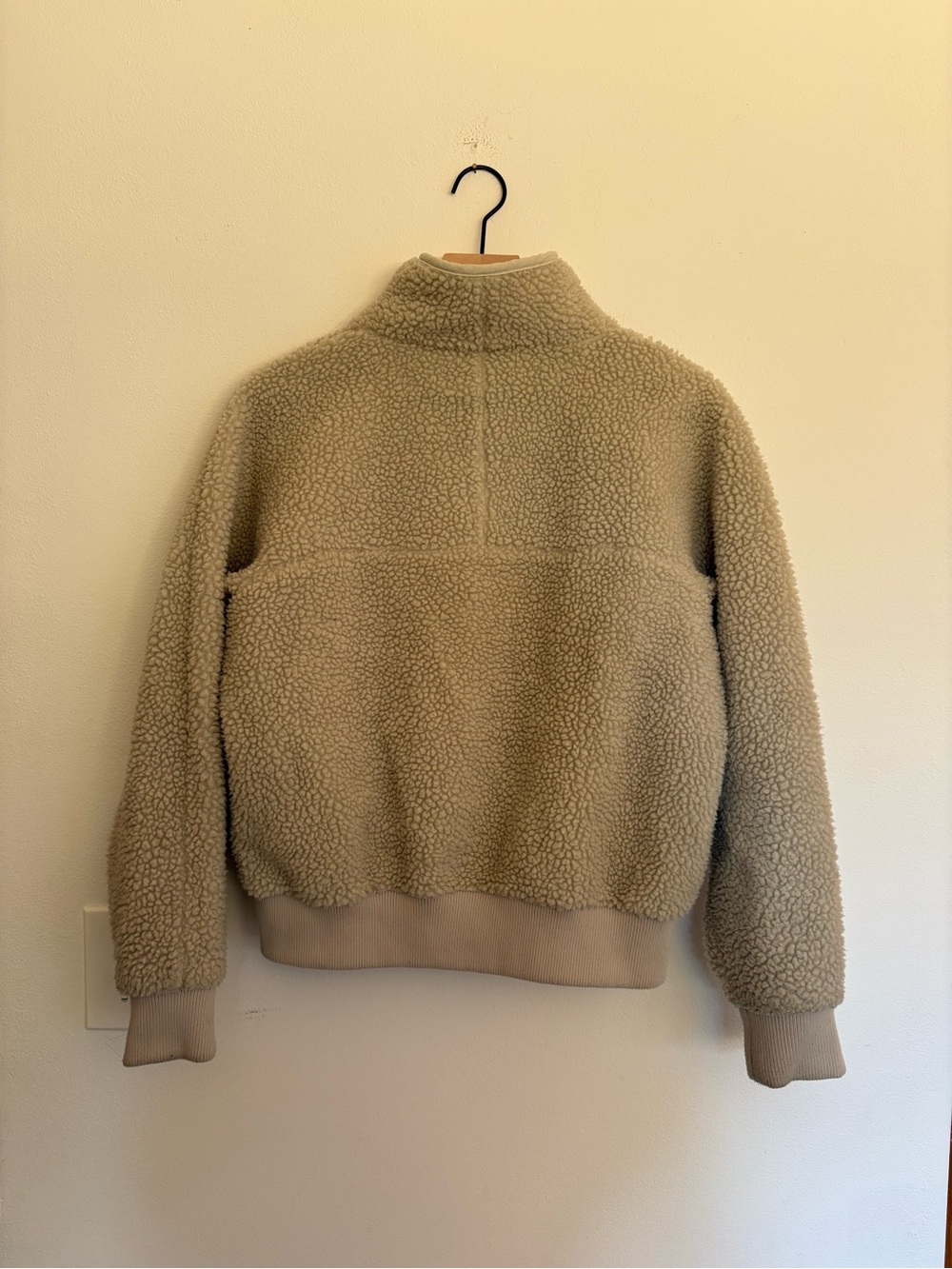 Patagonia Cream Sherpa Fleece Jacket - Picture 2 of 4